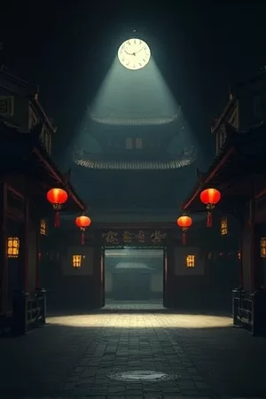 双城回声竖版海报：两座城市的夜景叠影