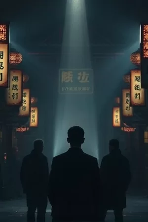 山鬼谣竖版海报：雾中山道与纸灯笼