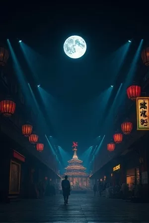 折叠的夏天竖版海报：天台上的单车与少年